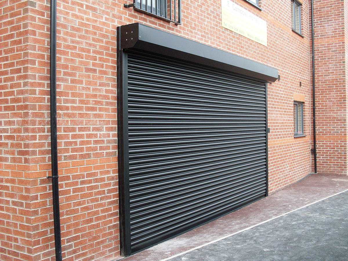 Electric Rolling Shutter Installation 1